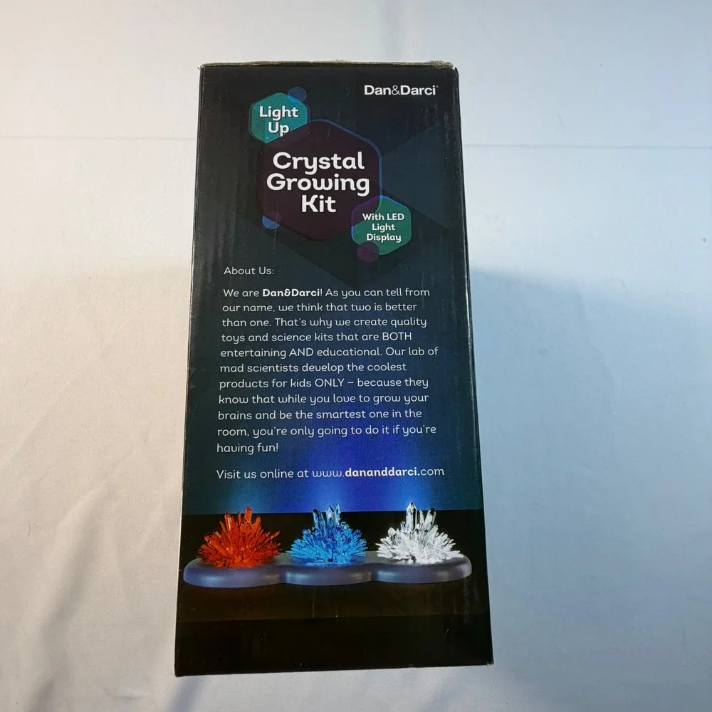 Dan&Darci Light Up Crystal Growing Kit STEM Science Geology Kit MINIEX‎